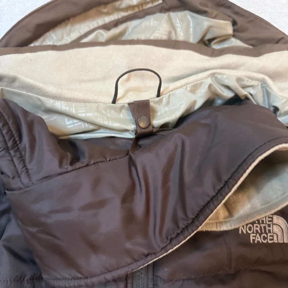 The North Face Triclimate 3-in-1 Jacket Mens Large Brown Puffer Shell Hooded